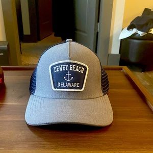Brand New Dewey Beach snap trucker hat